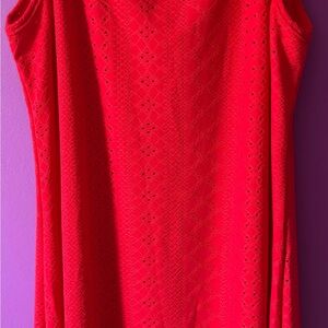 Elegant Strapless Red Dress